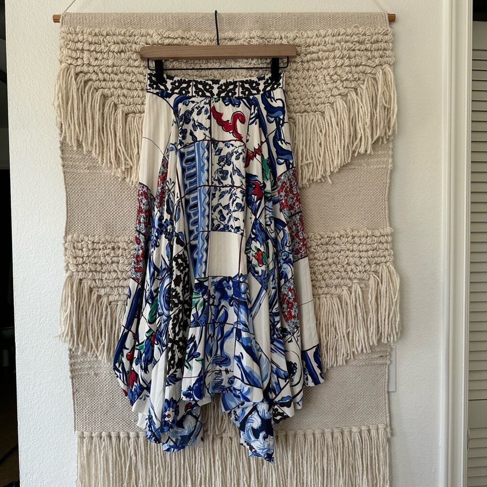 Tory Burch Sunburst Pleated Skirt